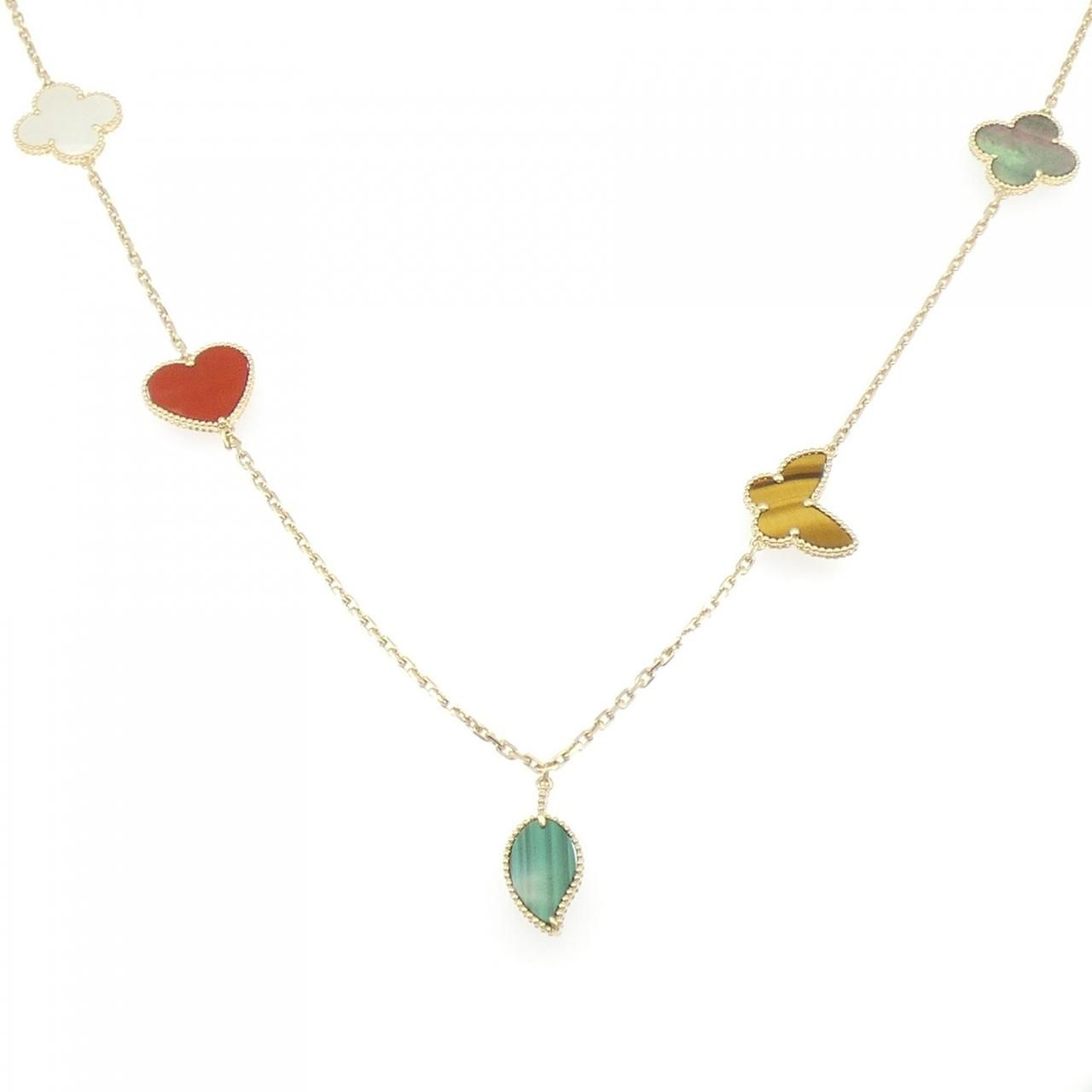 Van Cleef & Arpels Lucky Alhambra 12 Motifs Necklace