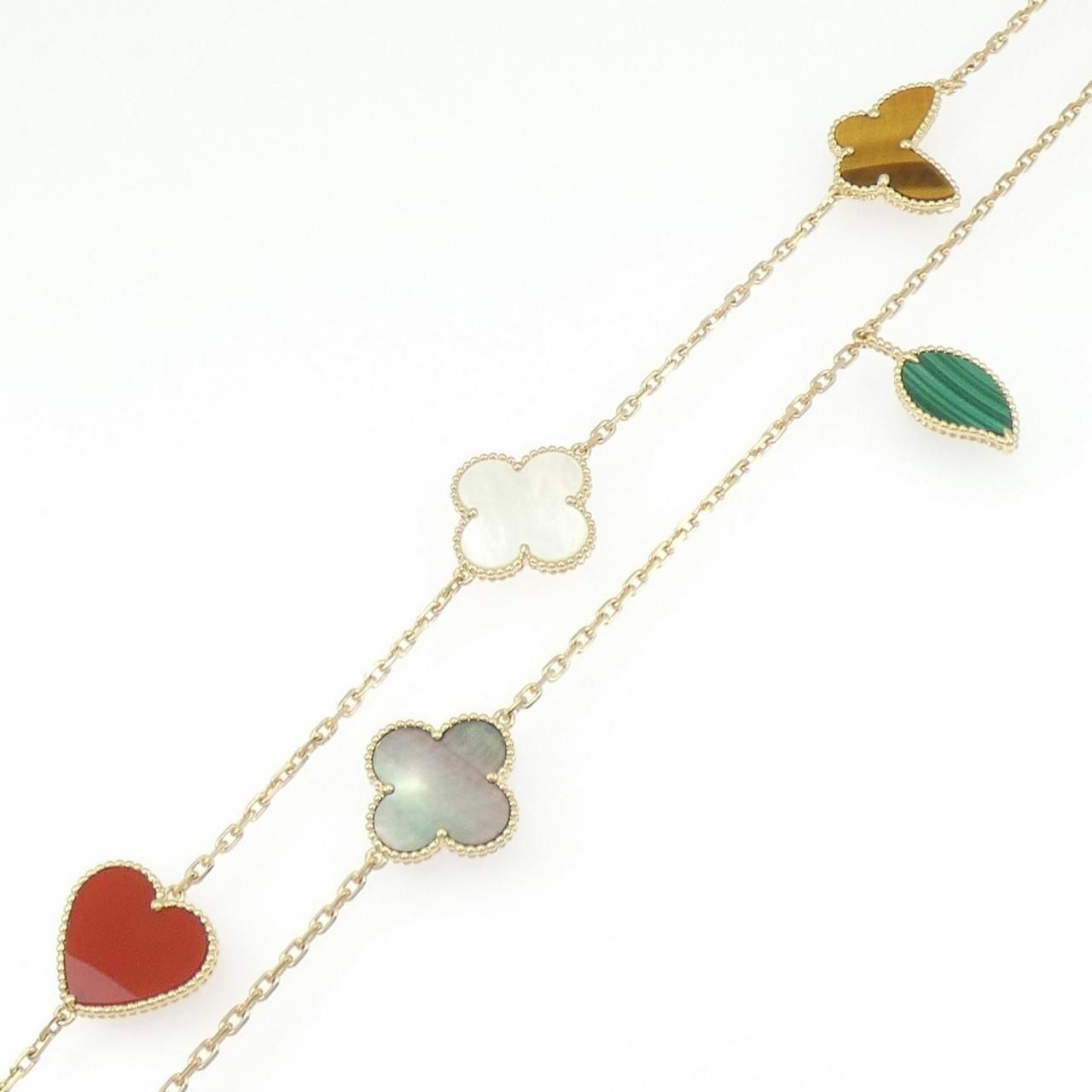 Van Cleef & Arpels Lucky Alhambra 12 Motifs Necklace — view 4