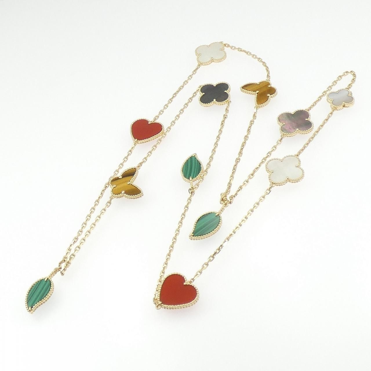 Van Cleef & Arpels Lucky Alhambra 12 Motifs Necklace — view 6