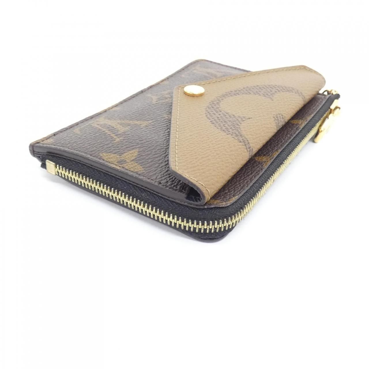 Louis Vuitton Monogram Reverse Card Holder Recto Verso Coin & Case — view 3