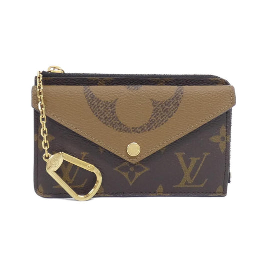 Louis Vuitton Monogram Reverse Card Holder Recto Verso Coin & Case