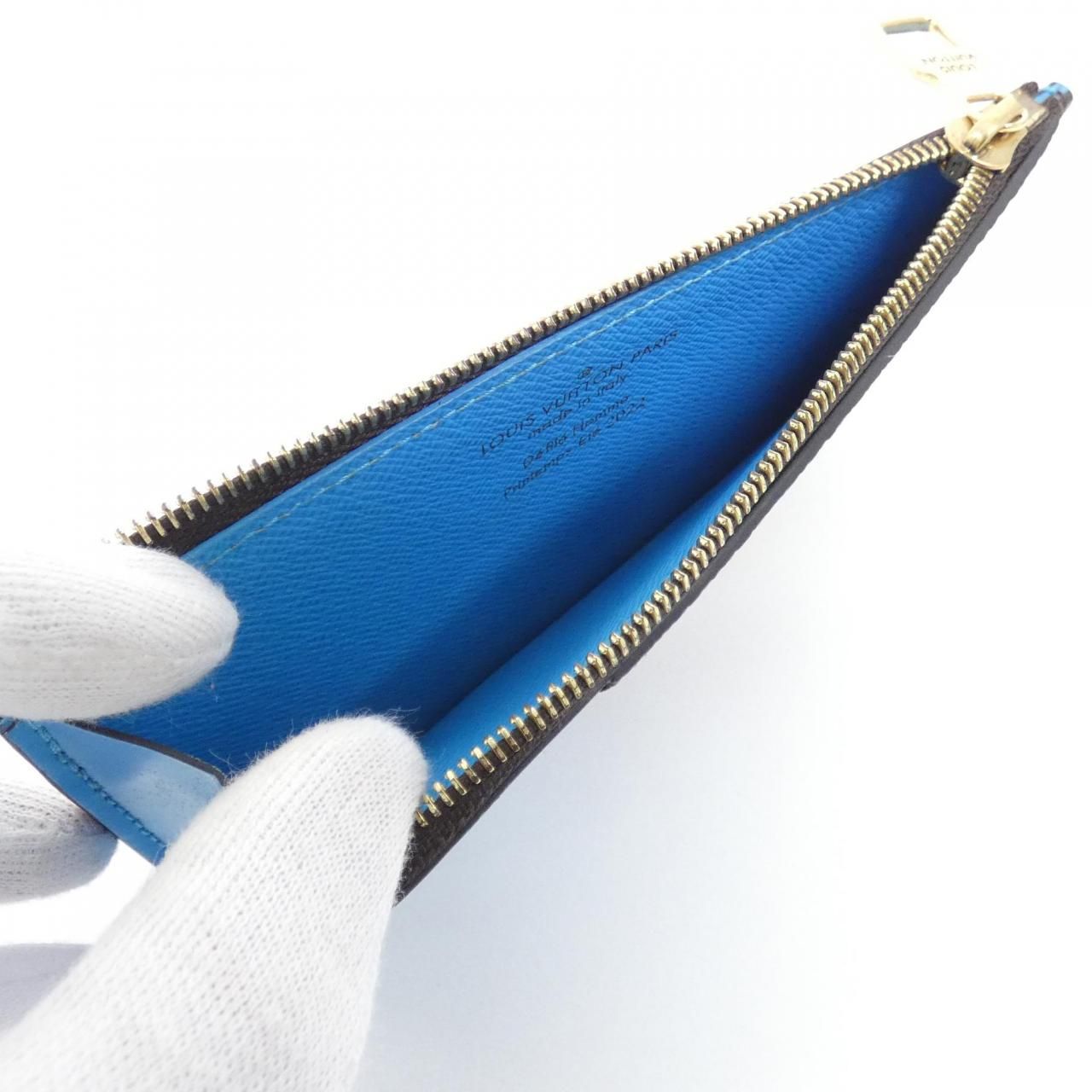 Louis Vuitton Monogram Coin Card Holder Case — view 5