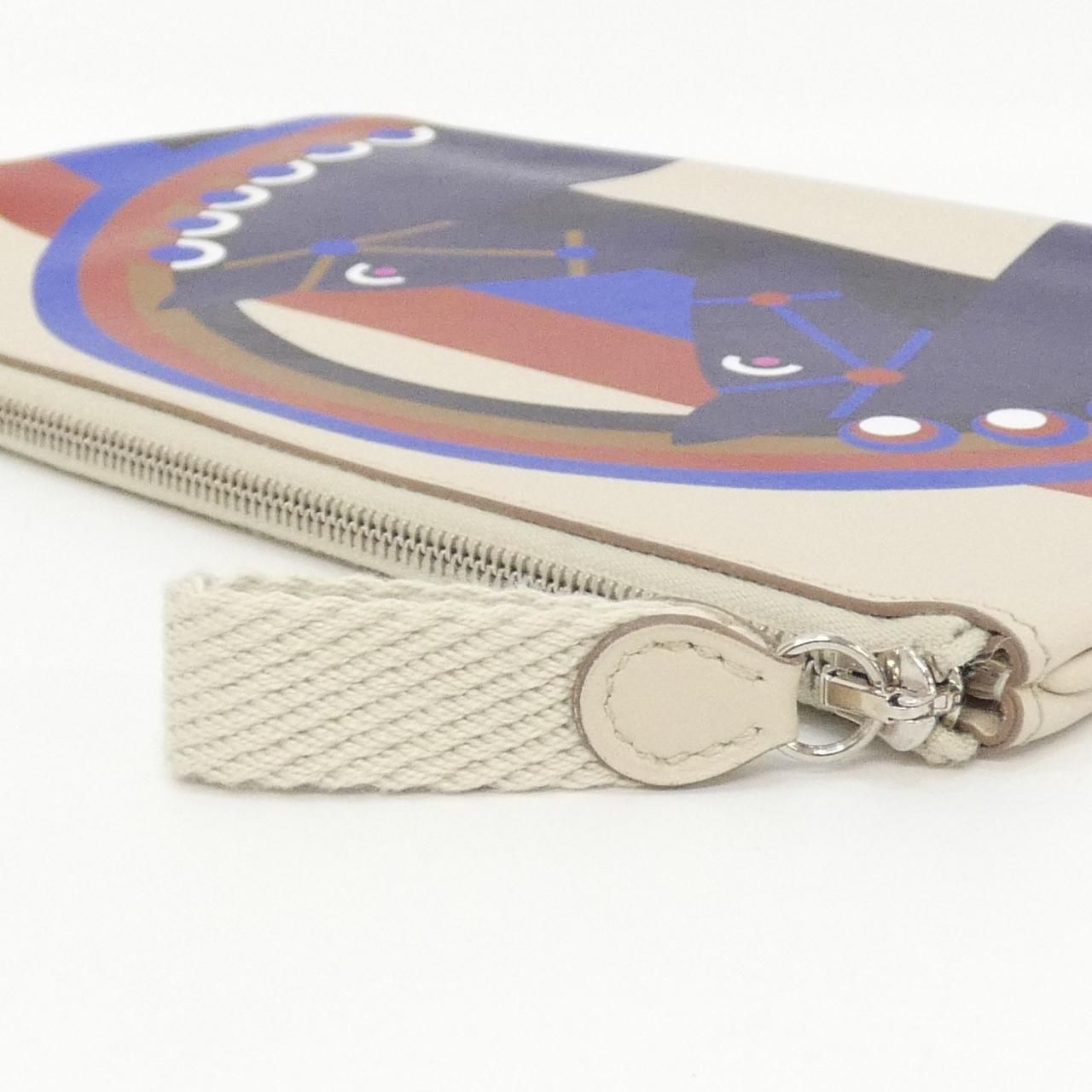 Hermes Rainbow Love Carre Pocket Long Pouch — view 4