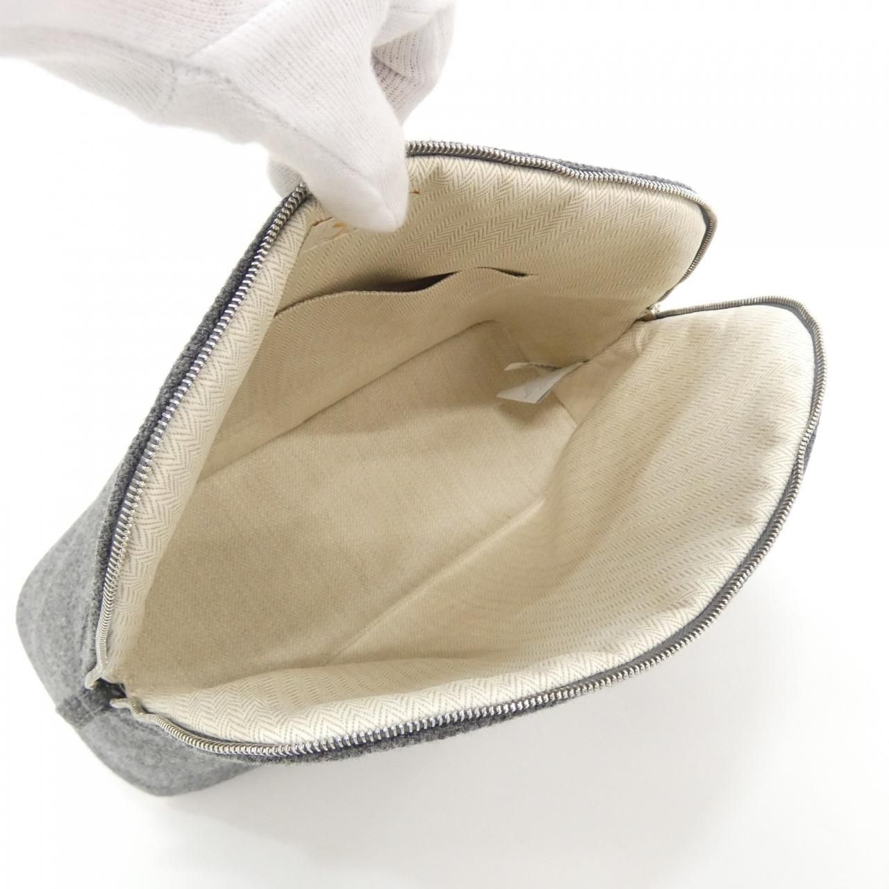 Hermes Animo Natte Pouch — view 6