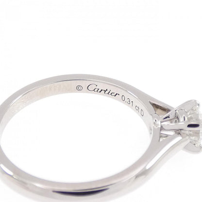 Cartier Solitaire Ring Silver — view 4