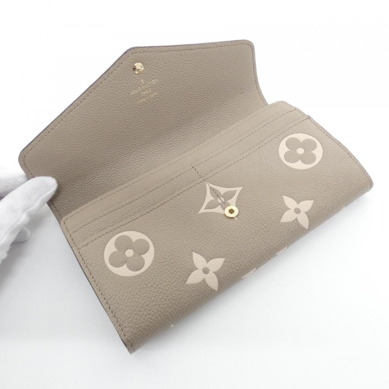 Louis Vuitton Bicolor Monogram Empreinte Portefeuille Sarah Wallet — view 5