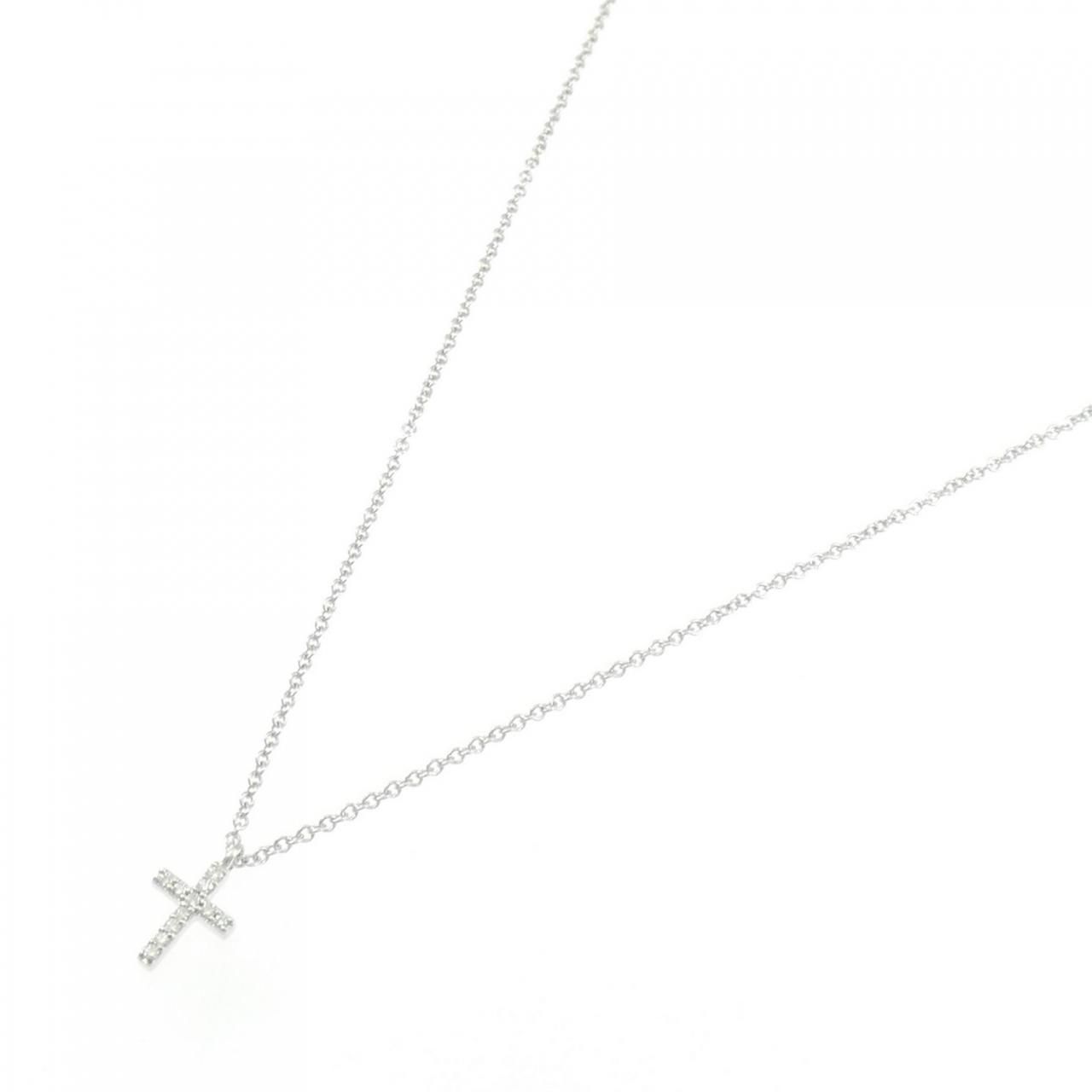 Tiffany & Co Metro Cross Mini Necklace — view 2