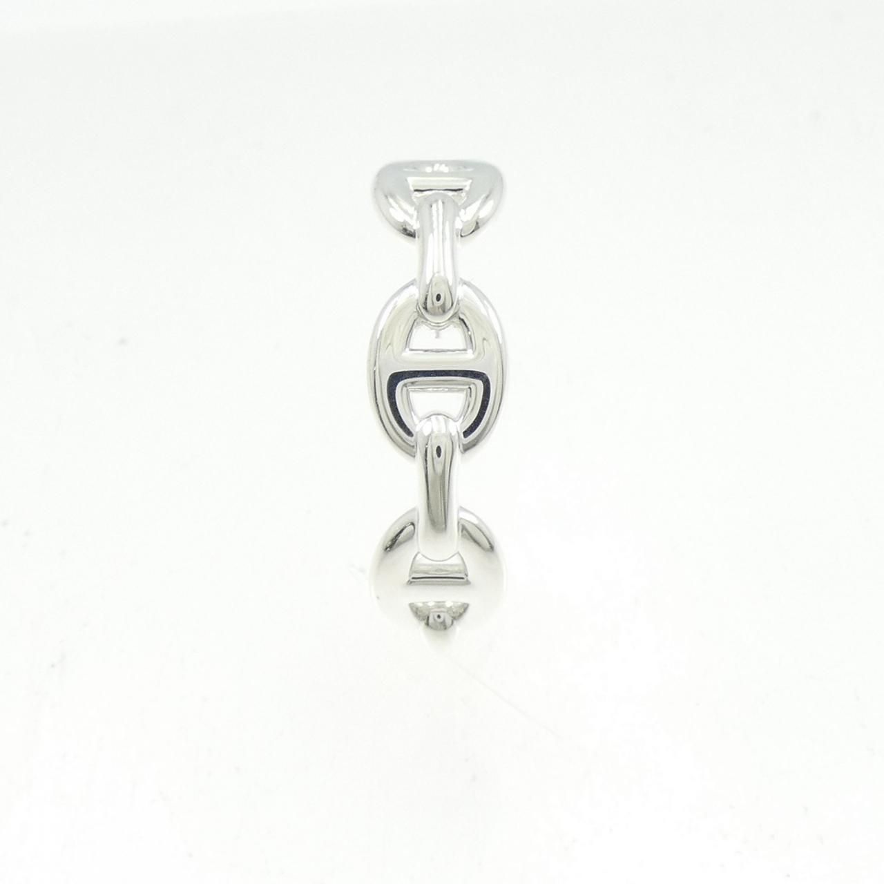 Hermes Earrings Single Silver