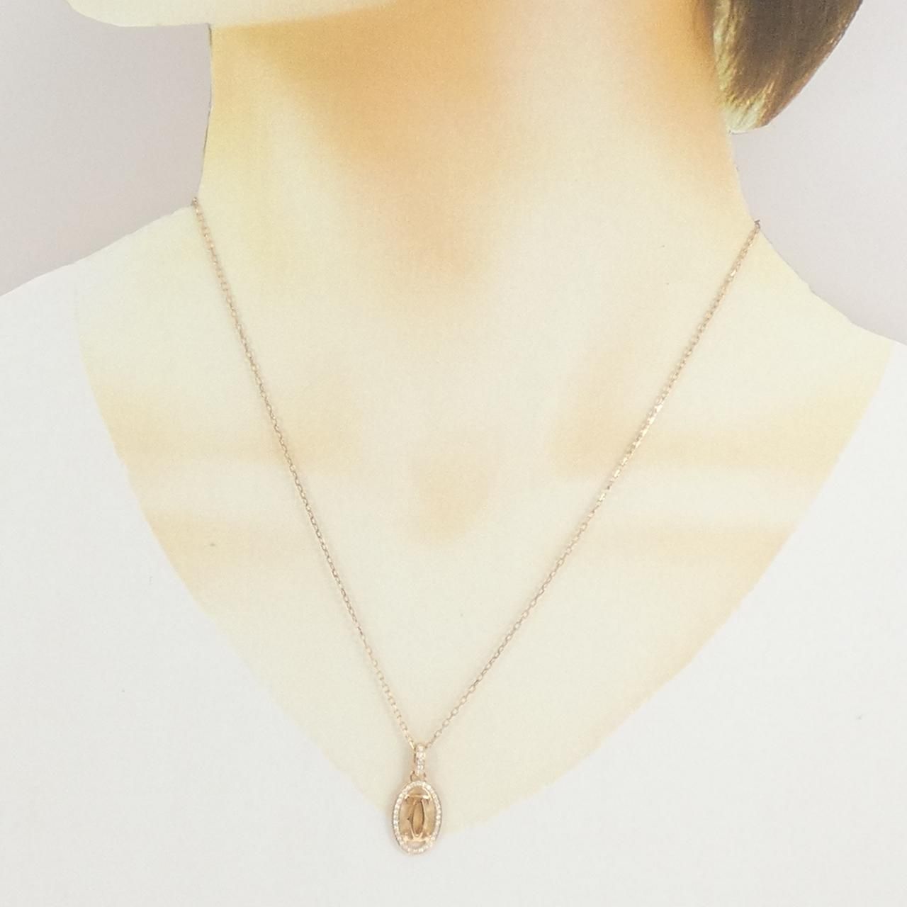 Cartier Logo Necklace Gold — view 6