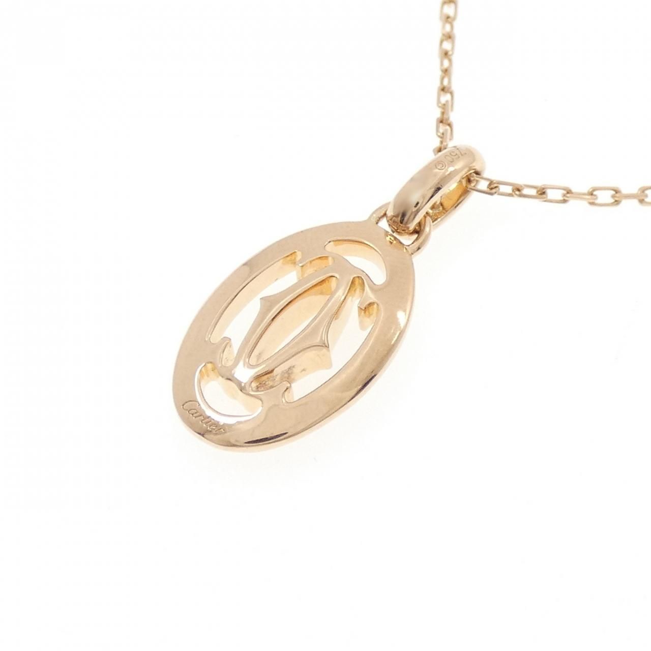 Cartier Logo Necklace Gold — view 4