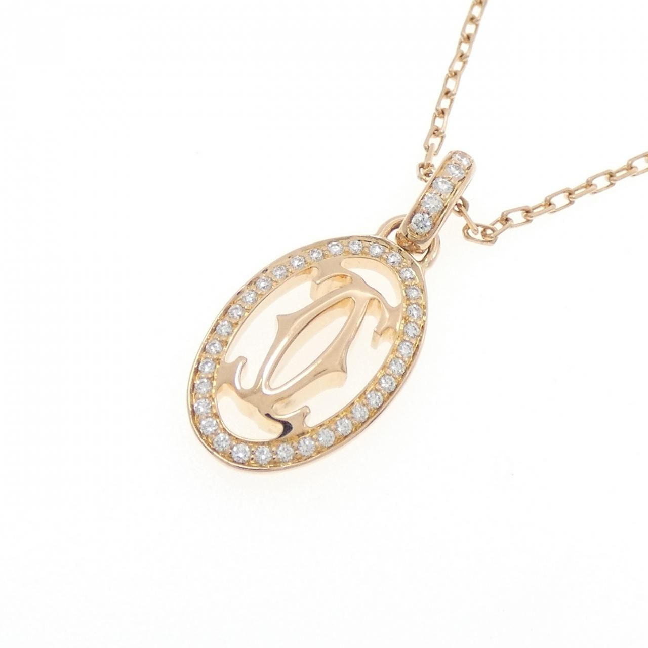 Cartier Logo Necklace Gold — view 3