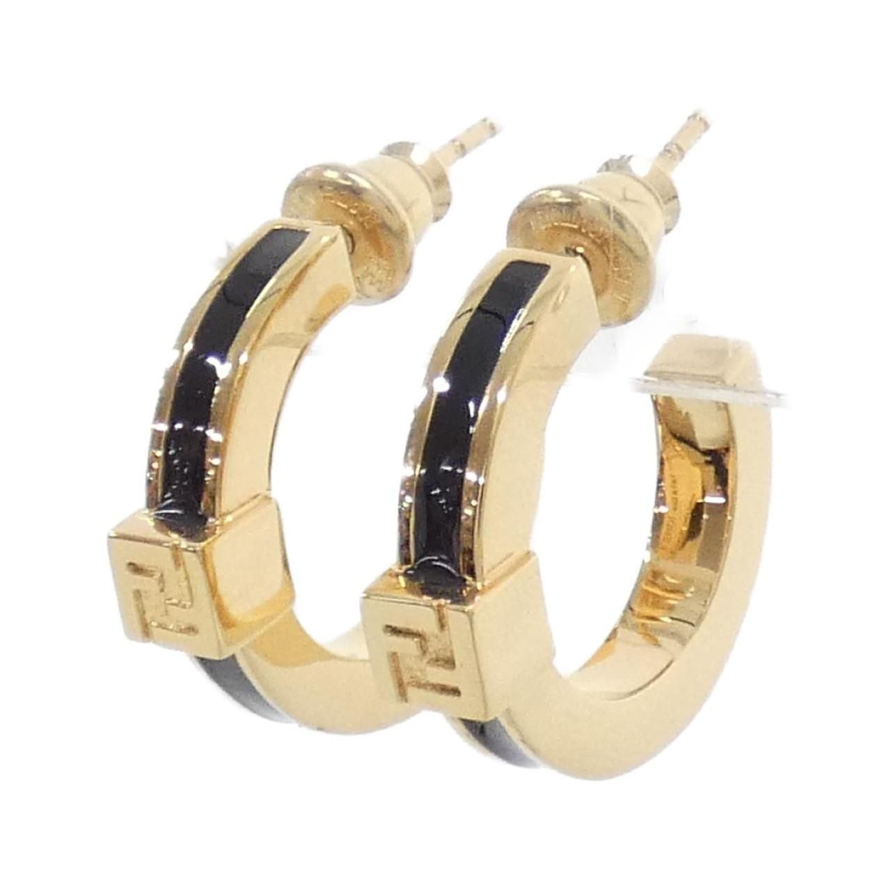 Fendi Tl9 Earrings Gold — view 2