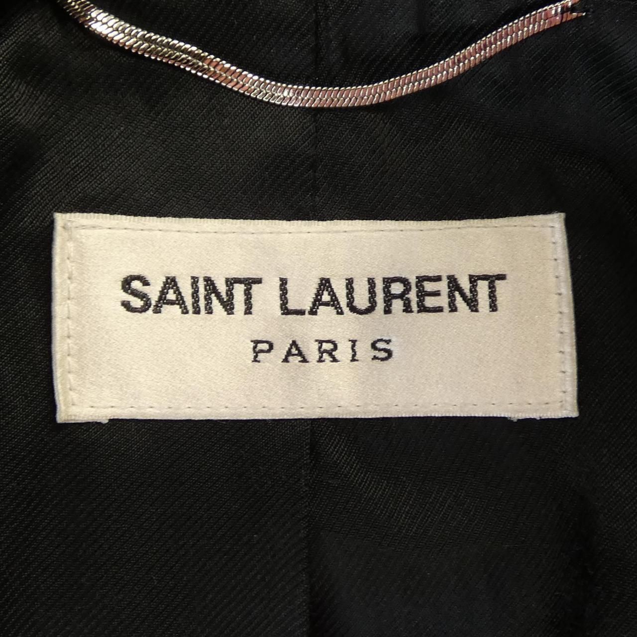 Saint Laurent Leather Rider's Jacket — view 4