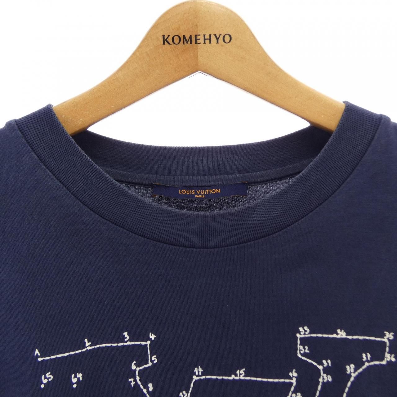 Louis Vuitton LV Stitch Print & Embroidery T-Shirt — view 5