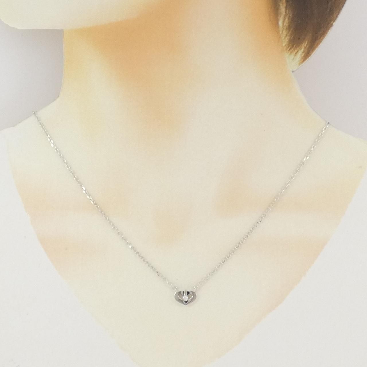 Cartier C Necklace White Gold — view 6