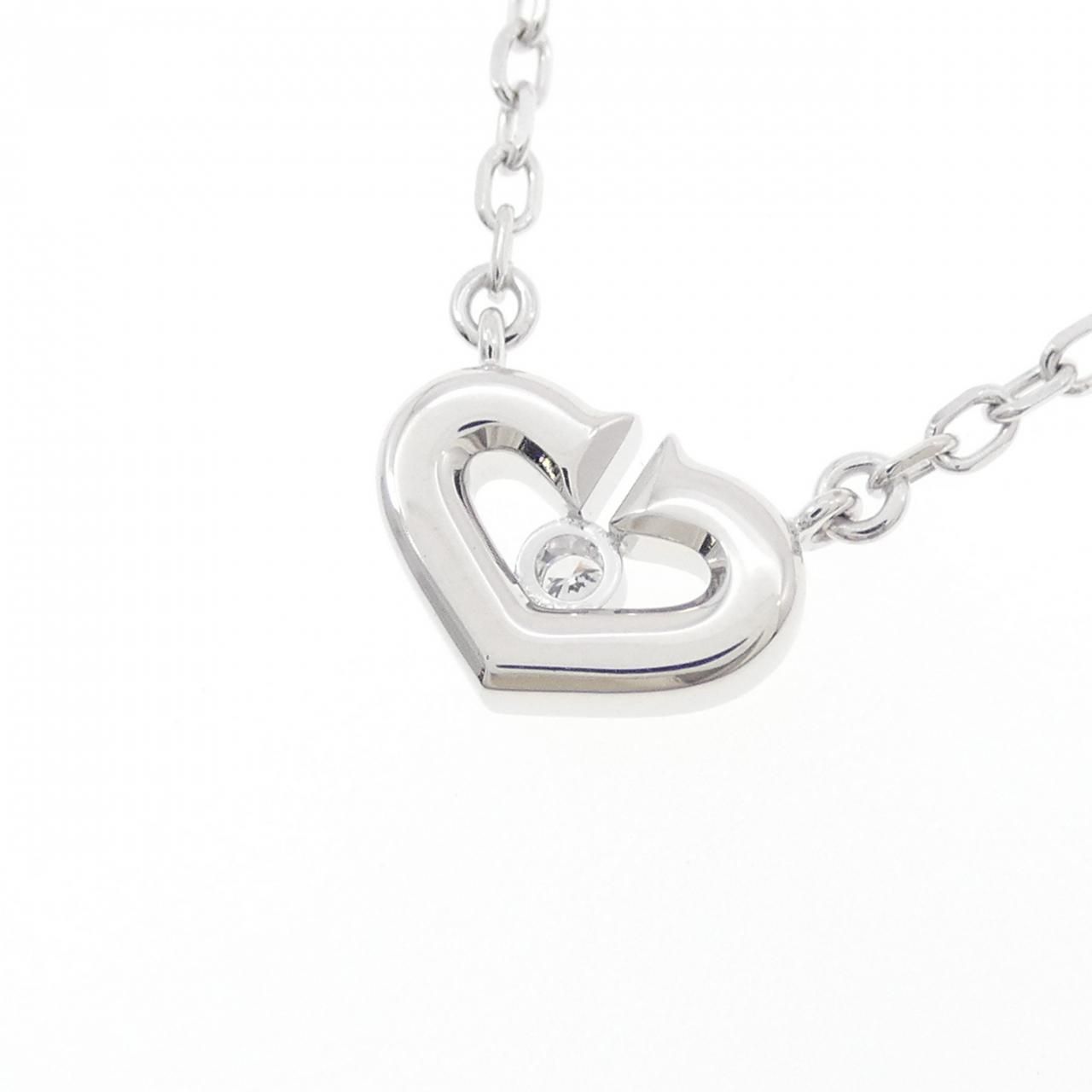 Cartier C Necklace White Gold — view 4