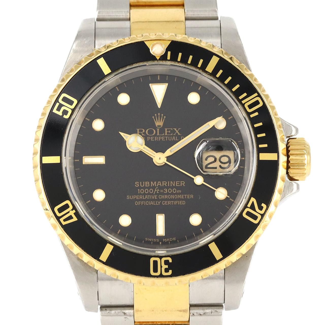 Rolex Submariner Date Automatic Winding P Number Watch