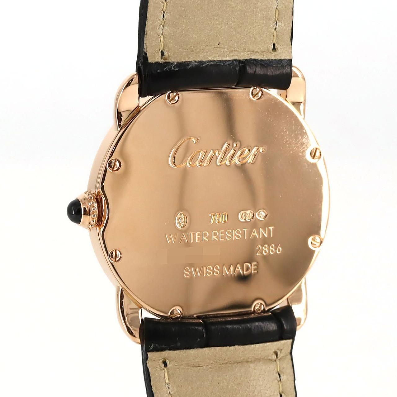 Cartier Ronde LC PG RG Quartz Watch — view 5