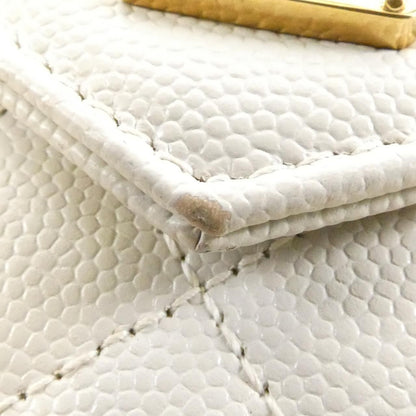 Saint Laurent Chain Shoulder Bag White — view 8