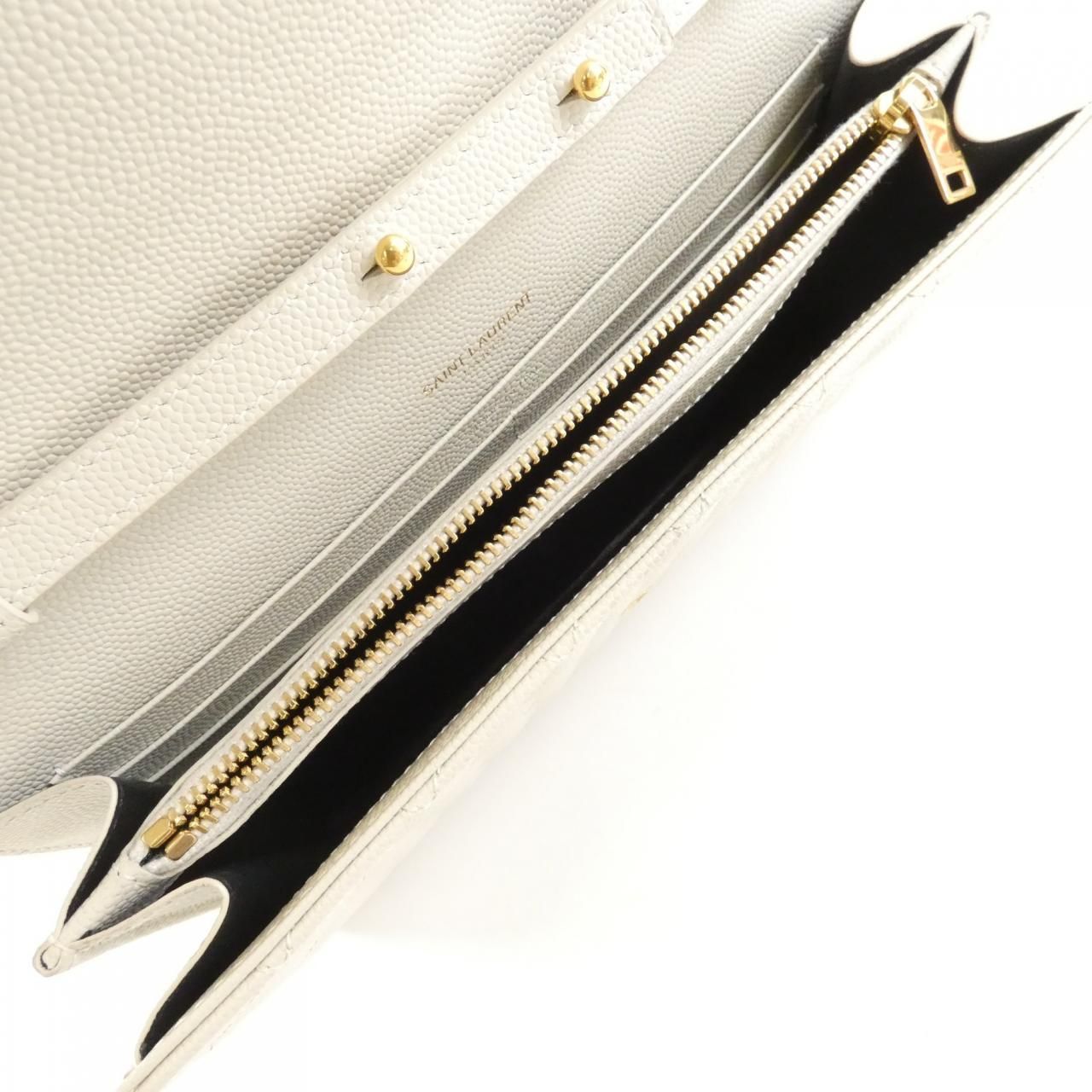 Saint Laurent Chain Shoulder Bag White — view 9