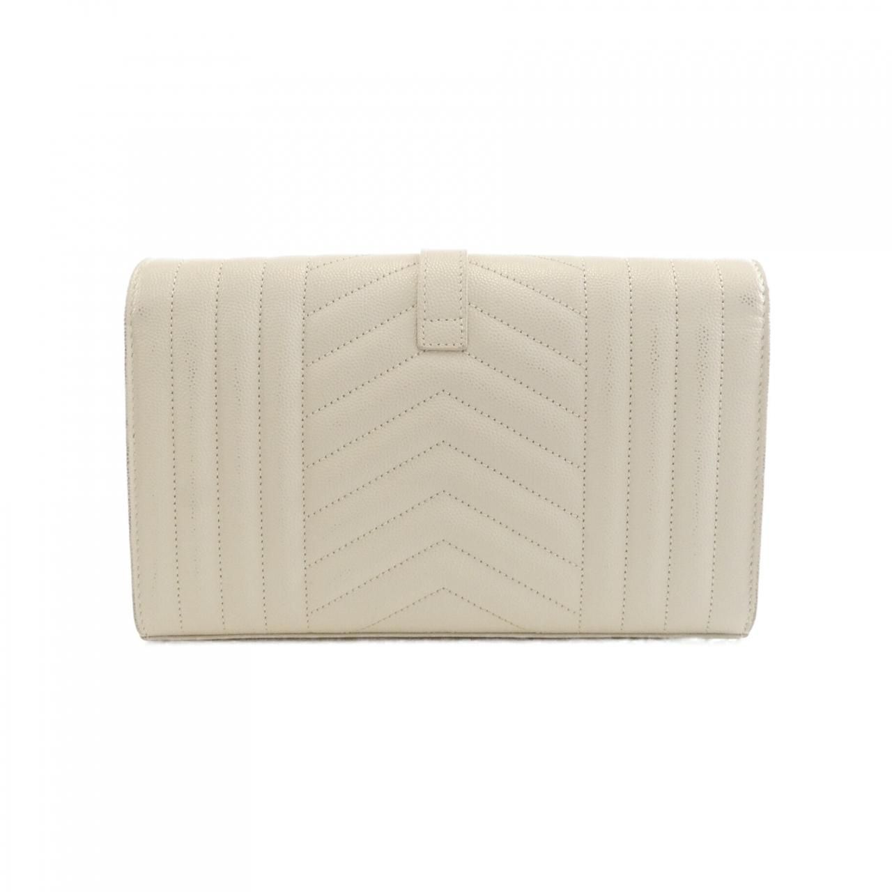 Saint Laurent Chain Shoulder Bag White — view 2
