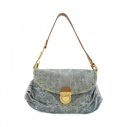 Louis Vuitton Monogram Denim Mini Pleaty Shoulder