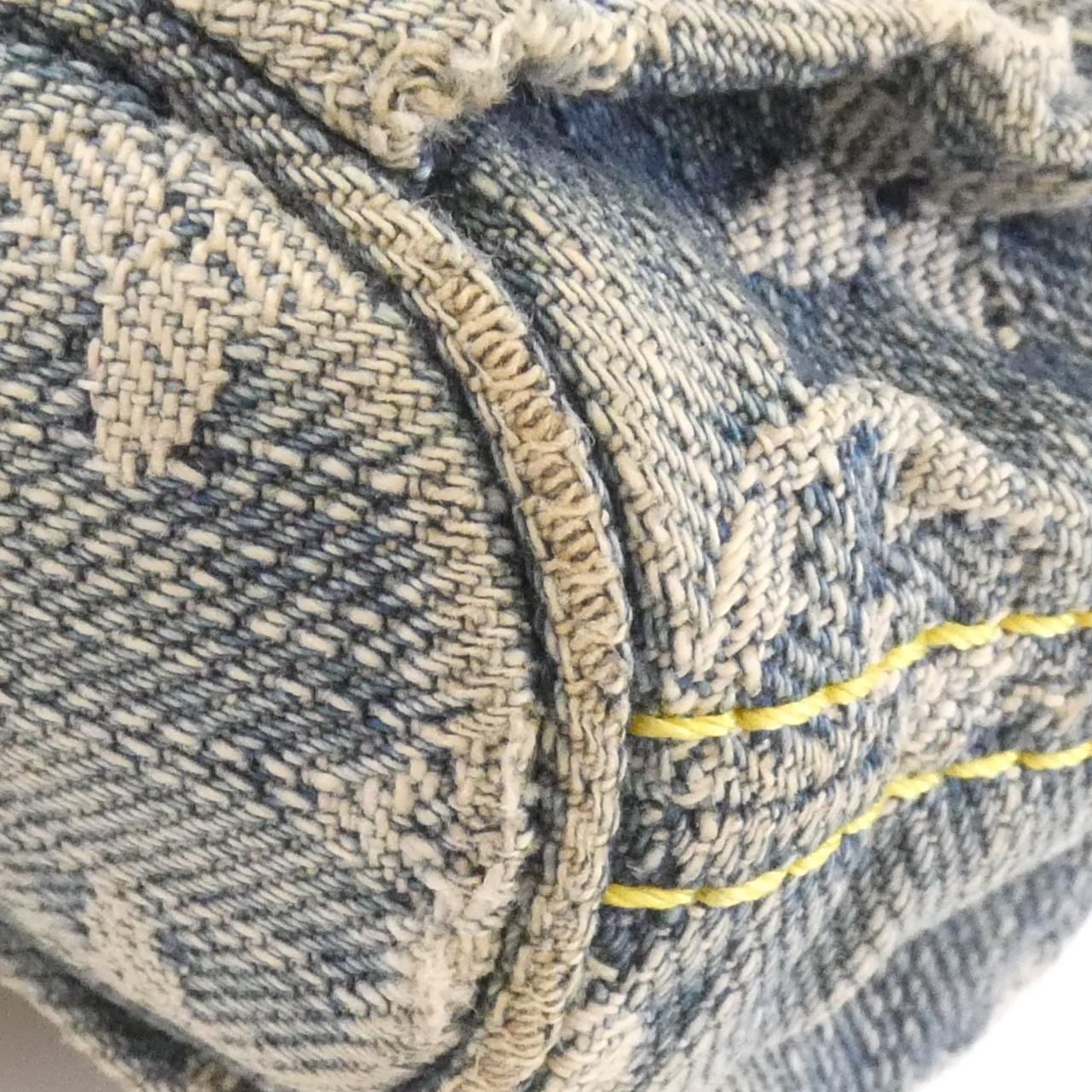 Louis Vuitton Monogram Denim Mini Pleaty Shoulder — view 4