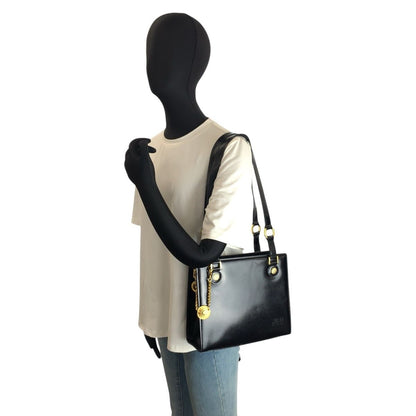 Versace Sunburst Black Gold Enamel Shoulder — view 7