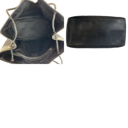 Gucci Black GG Canvas Leather Tote Shoulder — view 9