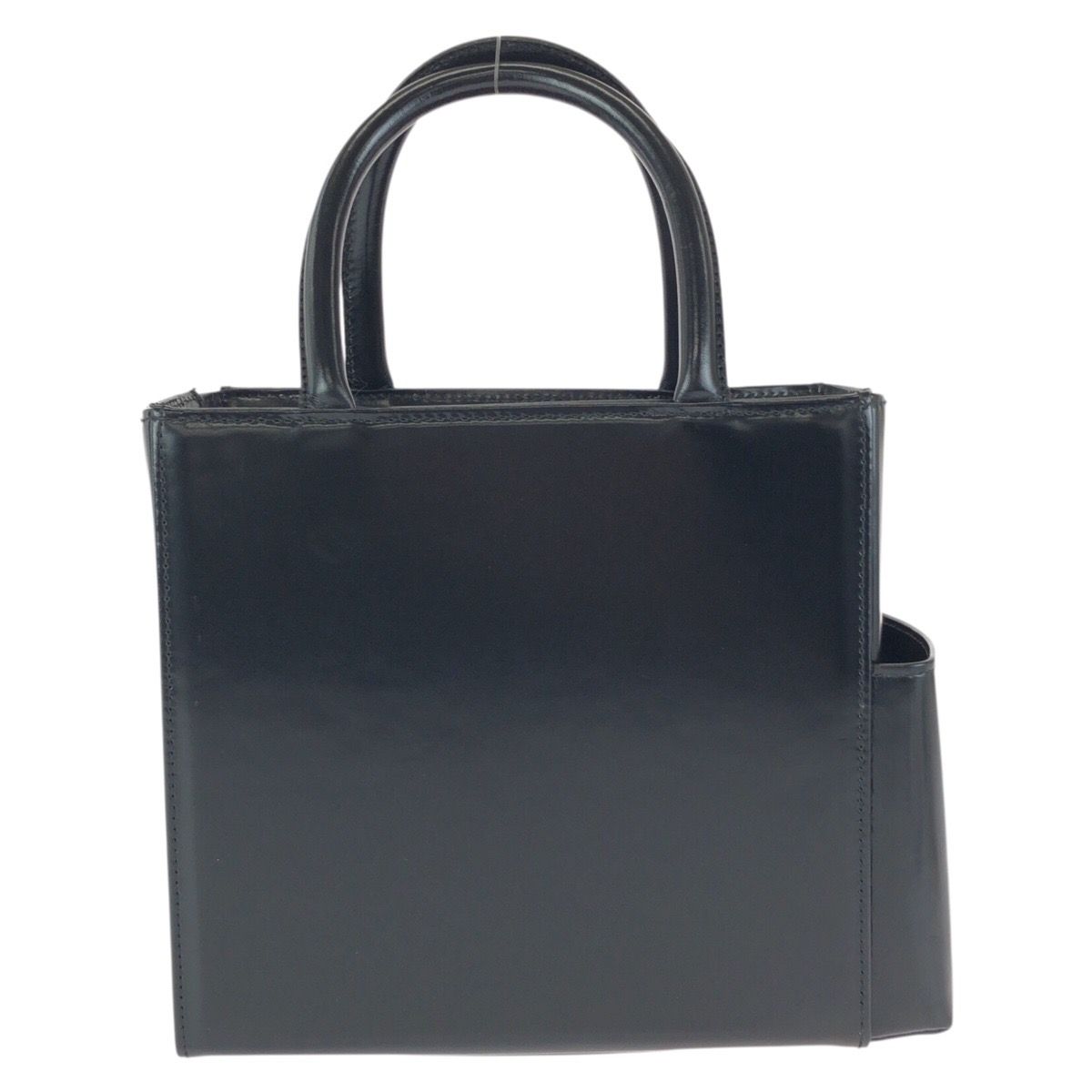 Versace Vintage Sunburst Black Gold Leather Tote — view 2