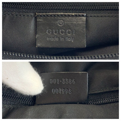 Gucci GG Nylon Black 001 Hobo Shoulder — view 3