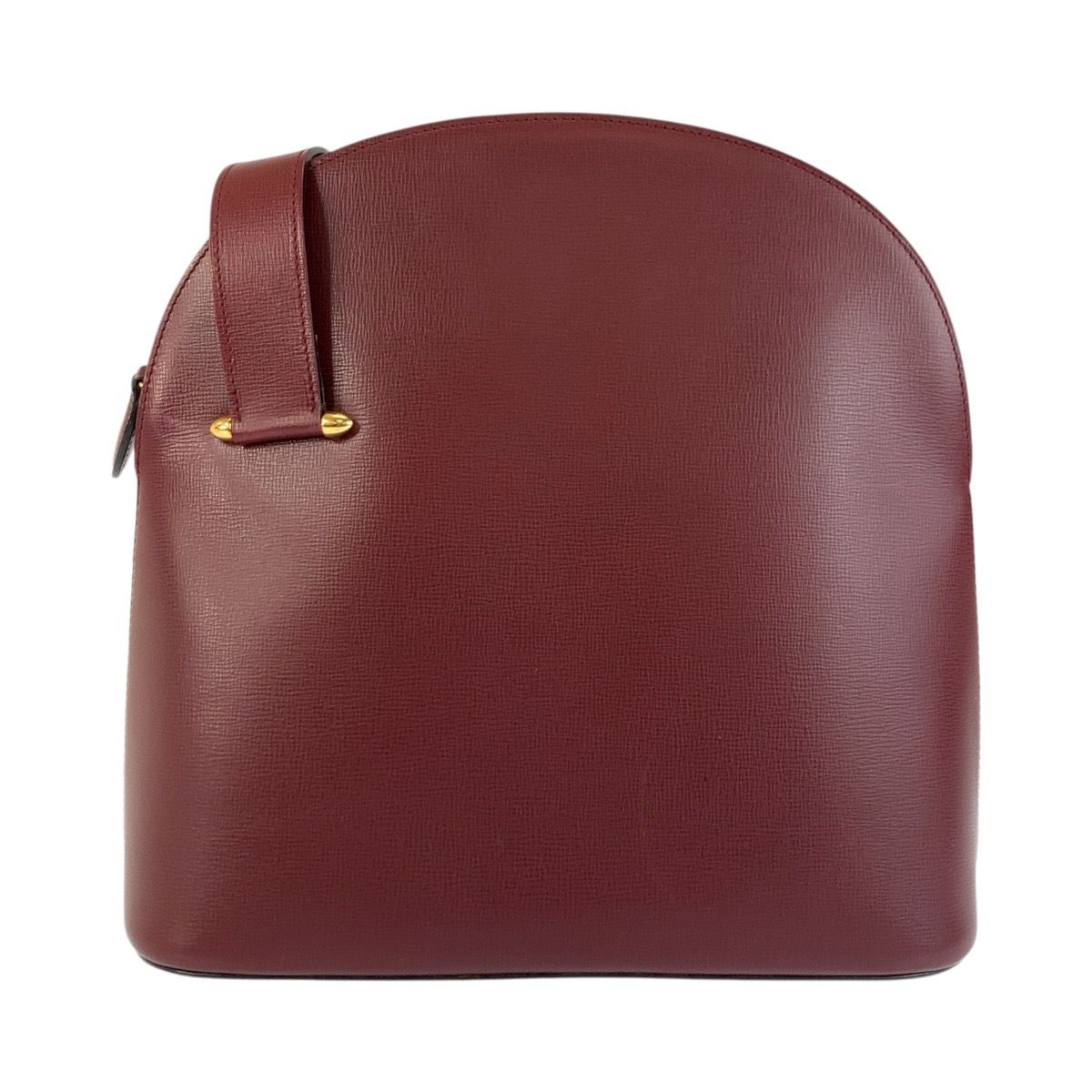 Cartier Must Line Bordeaux Gold Leather Shoulder