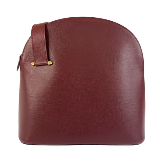 Cartier Must Line Bordeaux Gold Leather Shoulder