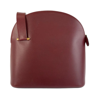 Cartier Must Line Bordeaux Gold Leather Shoulder — view 2