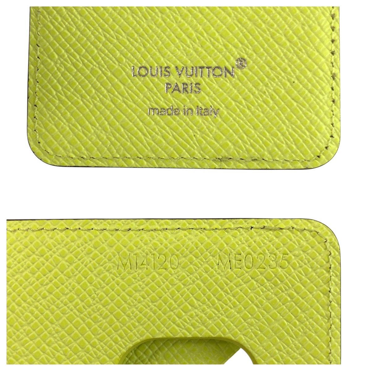 Louis Vuitton Monogram Card Holder Magnet Yellow Case Magsafe Compatible — view 3