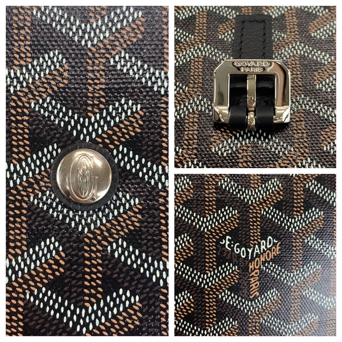 Goyard Cape Chien MM Black Shoulder — view 3