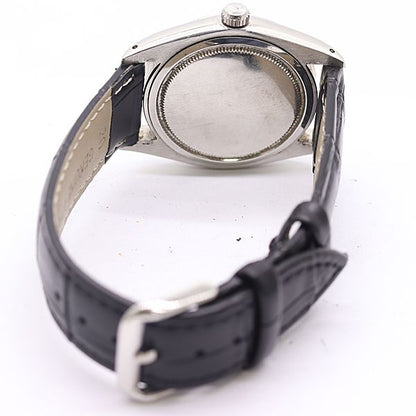 Rolex Oyster Date Precision Manual Winding Silver Dial Watch — view 4