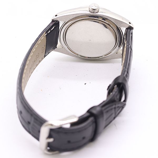 Rolex Oyster Date Precision Manual Winding Silver Dial Watch — view 4