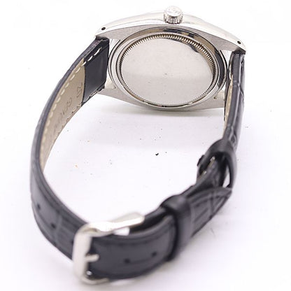 Rolex Oyster Date Precision Manual Winding Silver Dial Watch — view 4