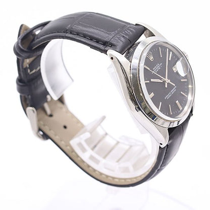 Rolex Oyster Perpetual Date No 31 Automatic Black Dial Watch — view 2