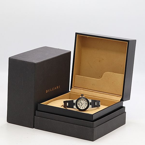 Bvlgari Bulgari Aluminum Quartz Date Silver Dial Watch — view 5