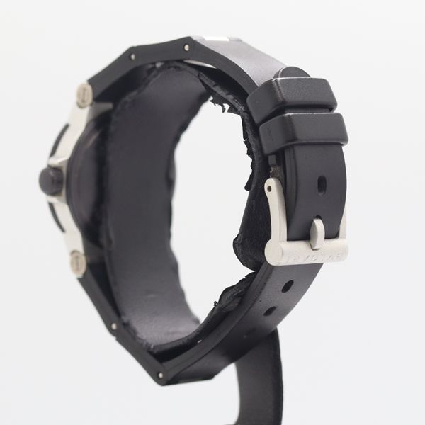 Bvlgari Bulgari Aluminum Quartz Date Silver Dial Watch — view 3