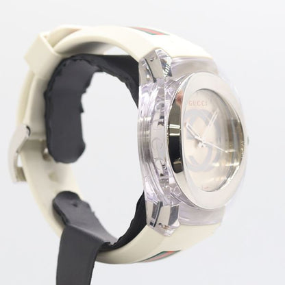 Gucci Sync 137.1 Quartz Date Silver Dial Watch — view 2