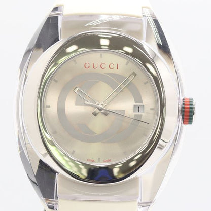 Gucci Sync 137.1 Quartz Date Silver Dial Watch