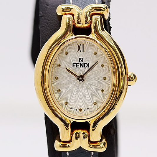 Fendi Chameleon Quartz Silver Dial Watch