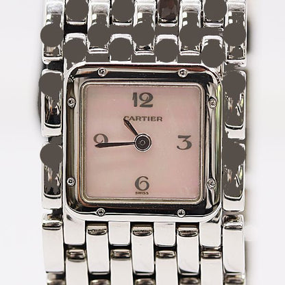 Cartier Panthere Ribbon Quartz Pink Shell Dial Watch