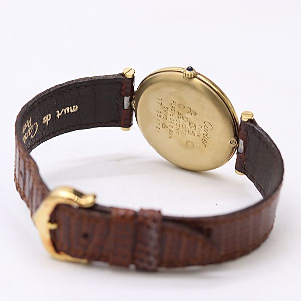 Cartier Hosuke Must Vande LM Quartz Yellow Dial Watch — view 4