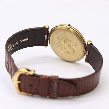 Cartier Hosuke Must Vande LM Quartz Yellow Dial Watch — view 4