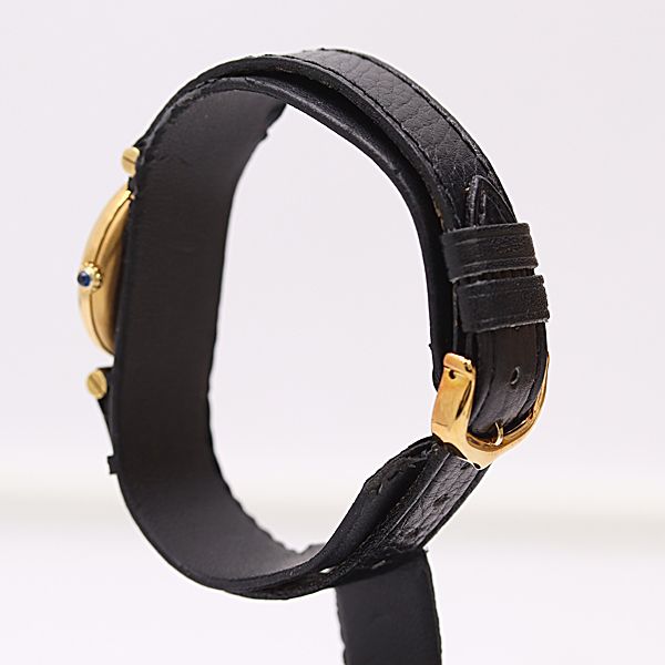Cartier Must Vandom SM 18 Quartz Black Dial Watch — view 3