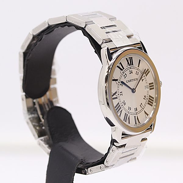 Cartier Ronde Solo LM Quartz Silver Dial Watch — view 2